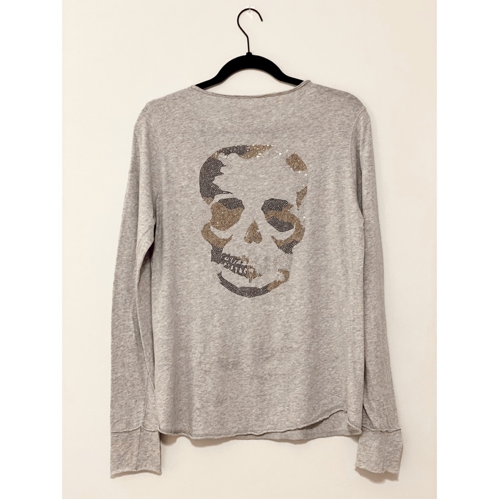 Zadig&Voltaire SKULL STRASS T-SHIRT